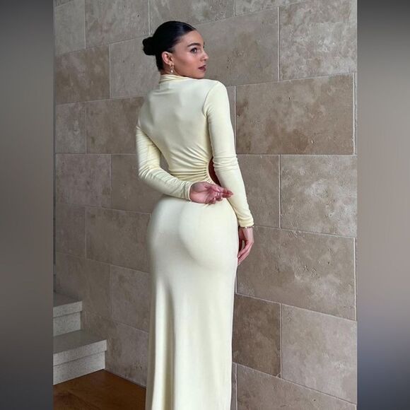 RARE Significant other Yellow maxi dress - Picture 3 of 4